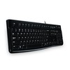 Logitech K120 klaviatūra USB Ukrainietiškas Juoda