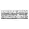 Logitech klaviatūra K120 su laidu, DE išdėstymas, Balta