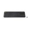 Klaviatūra Logitech WIRELESS TOUCH KEYBRD K400 PLUS - Juodas
