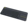 Logitech K400 Plus klaviatūra Radijo dažnio belaidė QWERTY Skandinaviškas Juoda