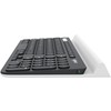Logitech K780 klaviatūra RD belaidis ryšys + „Bluetooth“ QWERTZ Vokiečių Pilka, Balta