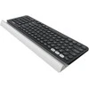 Logitech K780 klaviatūra RD belaidis ryšys + „Bluetooth“ QWERTZ Vokiečių Pilka, Balta