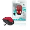 Optinė belaidė pelė Logitech M235, raudona, 910-002496