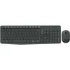 Logitech MK235 Belaidė Klaviatūra ir pelė - Pilkas-BGR-2.4GHZ-INTNL