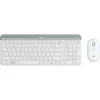 Logitech MK470 Slim Wireless Combo, belaidė klaviatūra ir pelė, DE išdėstymas, Balta
