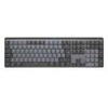 Belaidė klaviatūra Logitech MX MECHANICAL, išdėstymas: UK (Qwerty), "Tactile Quiet", pilkos spalvos