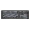 Belaidė klaviatūra Logitech MX MECHANICAL, išdėstymas: UK (Qwerty), "Tactile Quiet", pilkos spalvos