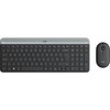 Logitech MK470 Slim Wireless Combo, belaidė klaviatūra ir pelė, Prancūzų išdėstymas (Azerty), Grafito spalvos