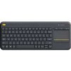 Logitech WIRELESS TOUCH Klaviatūra - K400 PLUS Juodas HU VERSION
