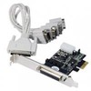 Šakotuvas Longshine valdiklis PCIe 4x Seriell maitinamas (RS232C) masinis
