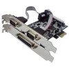 Longshine Electronics Longshine valdiklis PCIe 2x Seriell 1x Parallel (RS232C) mažmeninė prekyba