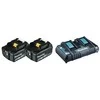 Makita Akumuliatorių ir dvigubo kroviklio komplektas LXT® 197629-2 18V • BL1850B x2 • DC18RD • LXT®