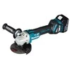 MAKITA KAMPINIS ŠLIFULĖLIS 18V‐125mm 2 x 5.0Ah LI-ION REG. BLDC lagaminas MAKPAC DGA513RTJ