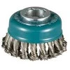 Makita Vielinė šlifavimo taurė, sukta viela, 0.5mm, Ø 80 mm, X-LOCK D-73330