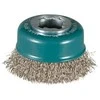 Makita Vielinė šlifavimo taurė, banguota viela, 0.3mm, Ø 75 mm, X-LOCK D-73346