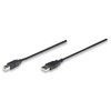 StarTech USB kabelis Manhattan USB- A - 0,5 m Juoda (374507)