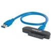 Manhattan 130424 kabelių sąsaja / invertavimo adapteris USB 3.0 SATA L-type Juoda