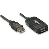StarTech Manhattan Manheteno didelės spartos USB aktyvus prailginimo kabelis AM/AF 10.0m, 150248