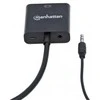 AV adapteris Manhattan HDMI - D-Sub (VGA) + Jack 3.5mm juoda (151559)
