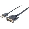 Manhattan DisplayPort – DVI-D kabelis 3m juodas (152136)