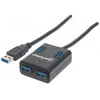 Manhattan 162296 sąsajos šakotuvas USB 3.2 Gen 1 (3.1 Gen 1) Type-A 5000 Mbit/ai Juoda