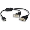 Intracom MANHATTAN USB į nuoseklųjį keitiklį jungia du nuoseklius įrenginius prie USB prievado