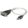 StarTech Manhattan 205153 kabelių sąsaja / invertavimo adapteris USB A Serial/COM/RS232/DB9 Juoda, Permatomas