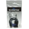 StarTech Manhattan 205153 kabelių sąsaja / invertavimo adapteris USB A Serial/COM/RS232/DB9 Juoda, Permatomas