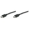 DisplayPort kabelio jungtys su fiksavimo mechanizmu