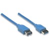 StarTech USB kabelis Manhattan USB-A - USB-A 2 m mėlyna (322379)