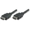StarTech MANHATTAN 323215 Manhattan Monitorius Cable HDMI/HDMI 1.4 Ethernet 2m Juodas Nikeliuoti kontaktai