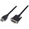 StarTech Manhattan 372510 vaizdo kabelio adapteris 3 m HDMI DVI-D Juoda