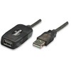 StarTech MANHATTAN didelės spartos USB aktyvusis prailginimo laidas su grandine, vyriškas / moteriškas, 20,0 m, 150958