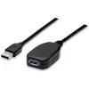 StarTech Manhattan 5m USB 3.0 USB kabelis 3.2 Gen 1 (3.1 Gen 1) USB A Juoda