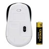 14417 Intracom MANHATTAN Dual-Mode Bluetooth pelė 4.0 2.4GHz Wireless 800/1200/1600 dpi 3 mygtukai With Scroll Wheel Juodas/Baltas