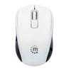 14417 Intracom MANHATTAN Dual-Mode Bluetooth pelė 4.0 2.4GHz Wireless 800/1200/1600 dpi 3 mygtukai With Scroll Wheel Juodas/Baltas