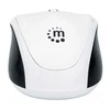 14417 Intracom MANHATTAN Dual-Mode Bluetooth pelė 4.0 2.4GHz Wireless 800/1200/1600 dpi 3 mygtukai With Scroll Wheel Juodas/Baltas