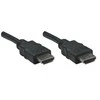 MANHATTAN HDMI kabelis, 7,5 m, HDMI kištukas su kištuku, ekranuotas, Juodas, 308441