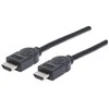 StarTech Intracom MANHATTAN didelės spartos HDMI kabelis ARC 3D 4K30Hz HDMI kištukinis ekranuotas 1,8 m 6 pėdų Juodas