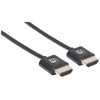Kabelis Manhattan HDMI - HDMI 0,5m juoda (394406)