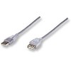 Manhattan Hi-Speed USB 2.0 USB kabelis 4,5 m USB A Sidabras