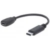 Intracom MANHATTAN didelės spartos USB-C kabelis 0,15 m C vyriškas / Micro-B moteriškas 6 colių. juodas