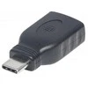 StarTech Manhattan Kabelis / Adapteris USB C USB A Juoda