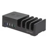 Manhattan Įkroviklis jungiama į tinklą 5x USB i Qi 55W, 1x USB-C, 3x USB-A, Qi