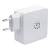 Manhattan kroviklis USB-C 5-20V iki 45W, USB-A 5V iki 2.4A baltas