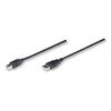 StarTech Manhattan USB 2.0 A/B USB kabelis 3 m USB A USB B Juoda