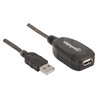 StarTech MANHATTAN didelės spartos USB aktyvusis prailginimo laidas su grandine, vyriškas / moteriškas, 20,0 m, 150958
