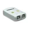 Intracom MANHATTAN Hi-Speed USB 2.0 bendrinimo jungiklis 1x2 prievadai, dvigubas valdymas, automatinio jutiklio USB 2.0 tipo A į B tipo jungiklis