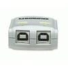 Intracom MANHATTAN Hi-Speed USB 2.0 bendrinimo jungiklis 1x2 prievadai, dvigubas valdymas, automatinio jutiklio USB 2.0 tipo A į B tipo jungiklis