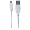 StarTech Manheteno didelės spartos USB įrenginio kabelis A kištukas / Micro-B kištukas, 1,0 m, Baltas, 323987